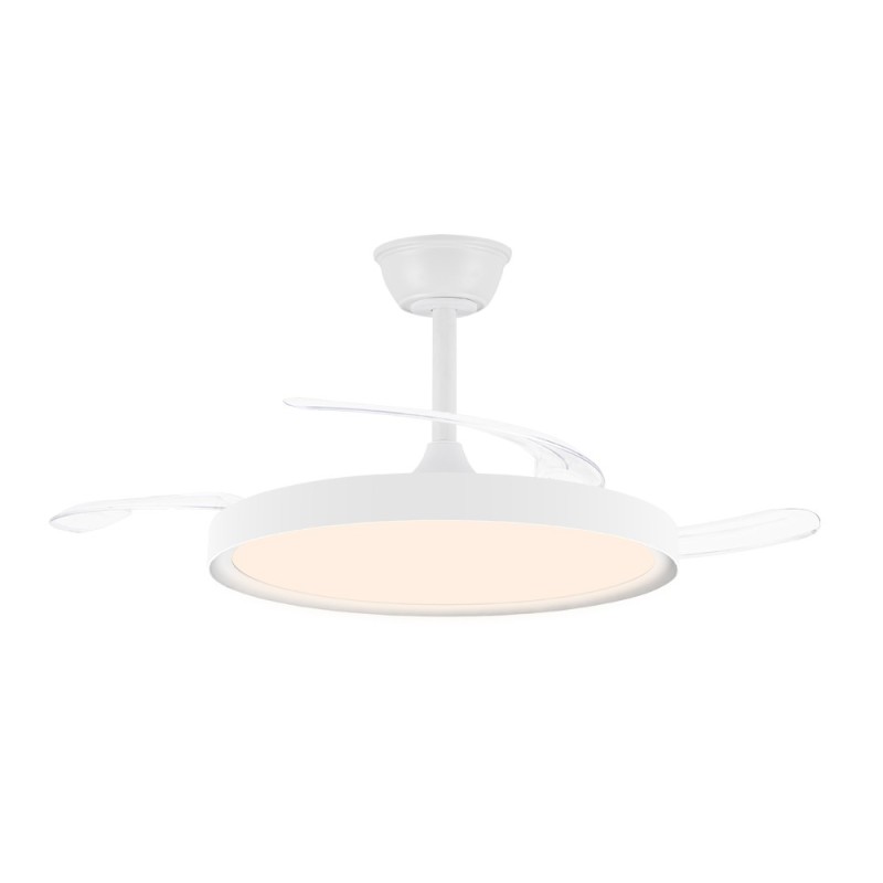 Cristal Record-Ανεμιστήρας οροφής Polaris Λευκός LED 43W ΚΩΔ.-85-455-54-000