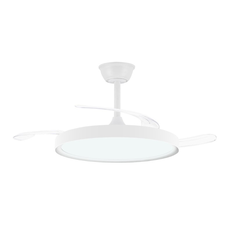 Cristal Record-Ανεμιστήρας οροφής Polaris Λευκός LED 43W ΚΩΔ.-85-455-54-000