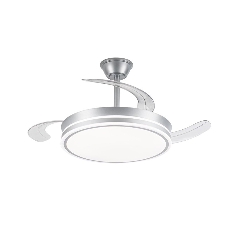 Cristal Record-Ανεμιστήρας οροφής Evo Silver LED 72W ΚΩΔ.-85-075-72-281
