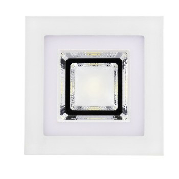 Combi LED Downlight 12+12W Square