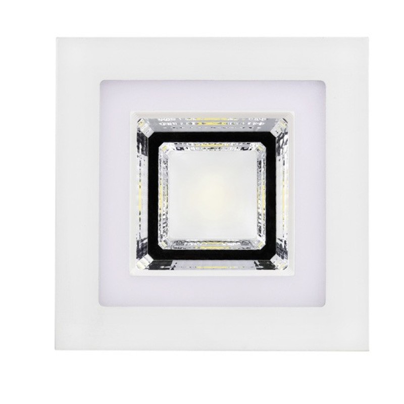 Combi LED Downlight 12+12W Square