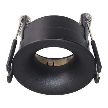 Recessed Round Black 51mm 1xGU10 PAR11