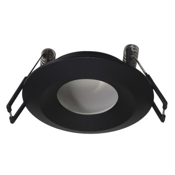 Recessed Round Black 65mm 1xGU10 PAR11