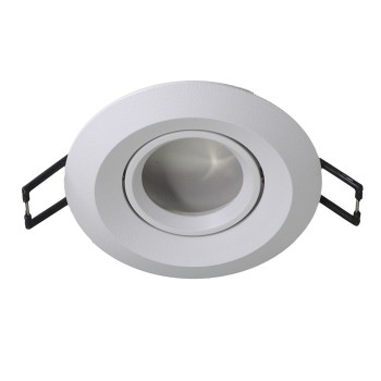 Recessed Tilting Round White 70mm 1xGU10 PAR11