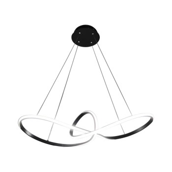 Cristal Record-Lidias Κρεμαστό Φωτιστικό LED Black 60W 5000Lm 3CCT DIM