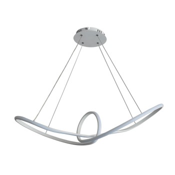 Cristal Record-Lidias Κρεμαστό Φωτιστικό LED 60W 5000Lm 3CCT DIM,  Λευκό