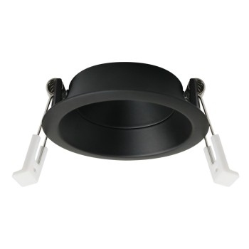 Fit 62 Black fixed round recessed light
