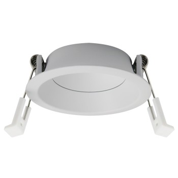 Fit 75 White fixed round recessed light