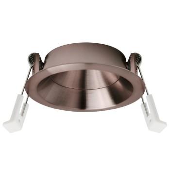 Fit 75 Bronze fixed round recessed light