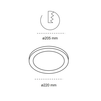 copy of Pack 2 x Downlight LED Kone 12W 1800lm CCT