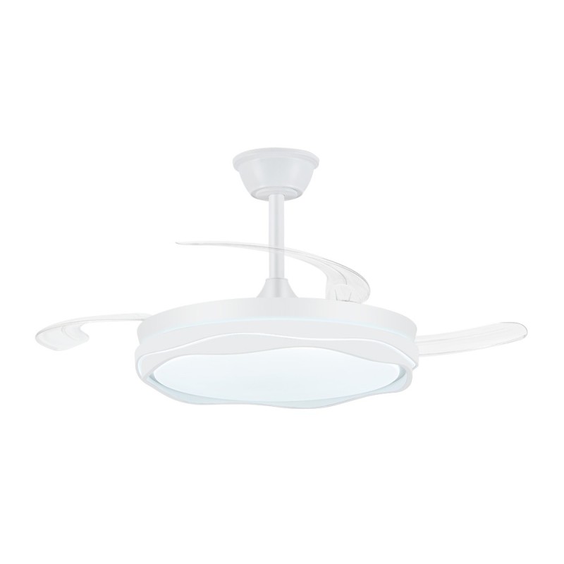 Cristal Record-Prius Evo Ανεμιστήρας οροφής  LED 60W 6600Lm CCT λευκός