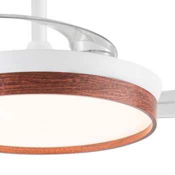 Cristal Record-Paneco Mini Cherry Tree αναδιπλούμενος ανεμιστήρας LED με λεπίδα, 39W 4290Lm CCT Dim