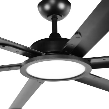 Cristal Record-Ecoro White Ανεμιστήρας Οροφής LED 48W 5280Lm CCT Dim