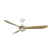 Cristal Record-Nine Big White+Clear Ανεμιστήρας οροφής 18W 1600lm CCT 