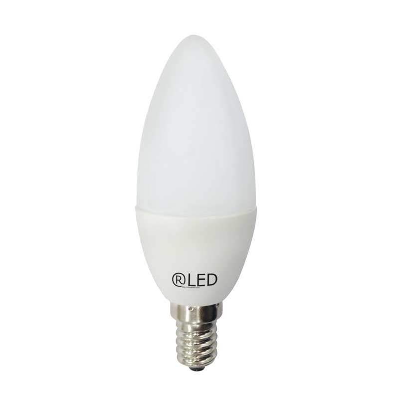 Cristal Record-Λάμπα LED με δυνατότητα ρύθμισης φωτεινότητας, κερί E14 C37 6W 420Lm 2700K
