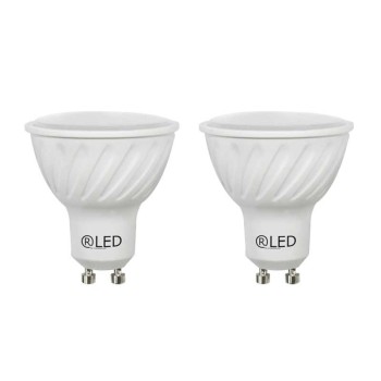 Pack of 2 GU10 COB 6.2W 620Lm 3000K