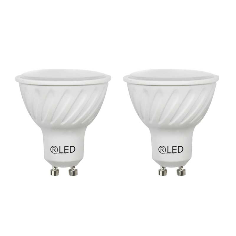 Pack of 2 GU10 COB 6.2W 620Lm 3000K