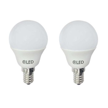 Pack of 2 E14 Bulb B45 5.2W 520Lm 3000K