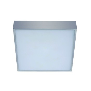 Cristal Record-Prim Φωτιστικό Οροφής LED 16W, Ασημί