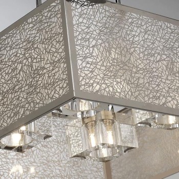 Japan 4-Light Pendant Lamp Square