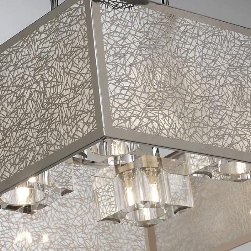 Japan 4-Light Pendant Lamp Square