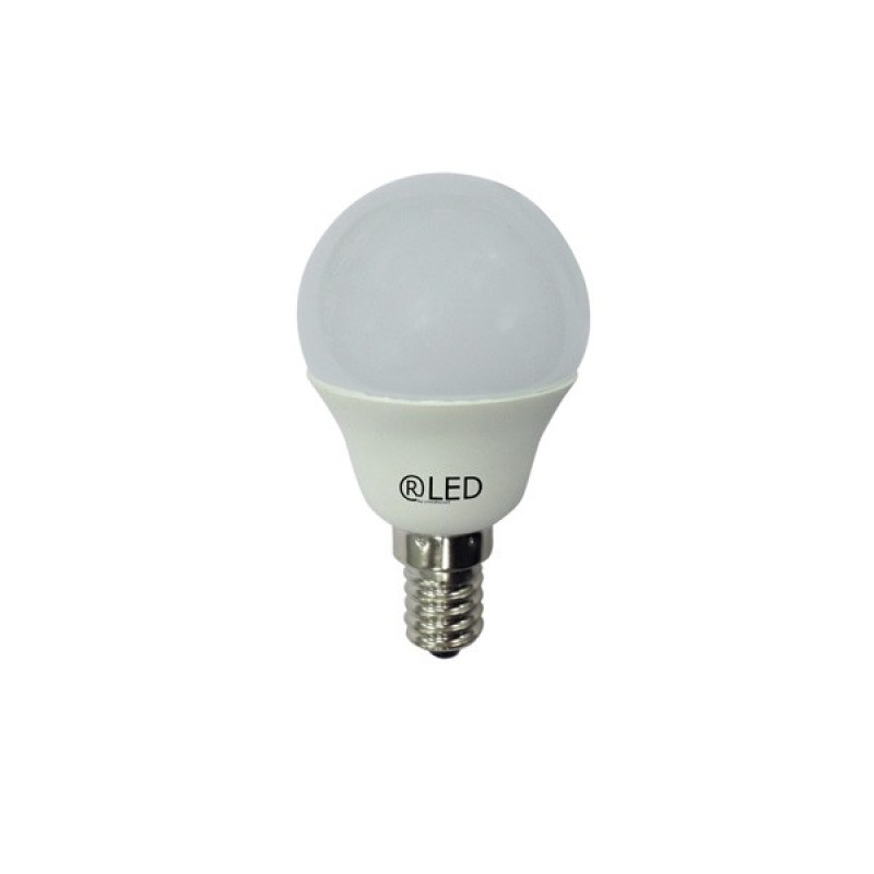 Pack of 2 E14 6W 470Lm 2700K Spherical LED Bulbs