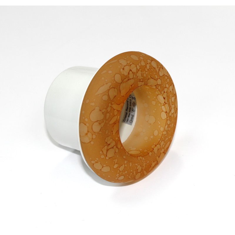 Orange Marble Glass Fixed Recessed Light