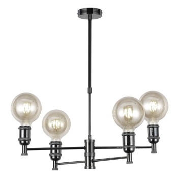 Miyako 4-Light-Pendant Light Graphite
