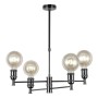 Miyako 4-Light-Pendant Light Graphite