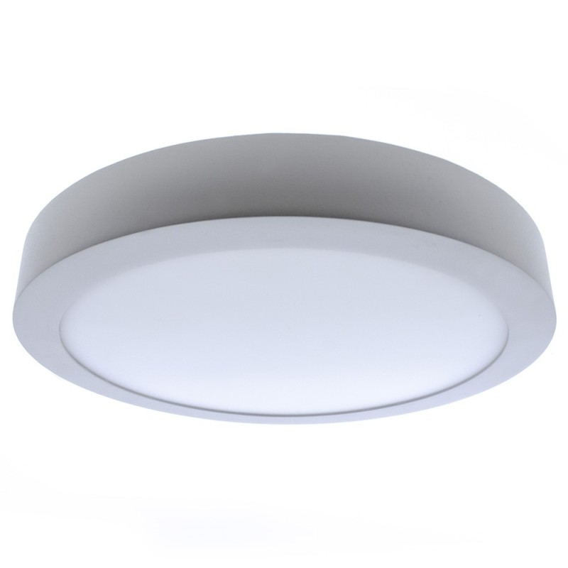 Cristal Record-Gelys Φωτιστικό Οροφής LED 18W IP54 4000K 1440Lm Στρογγυλό, Λευκό