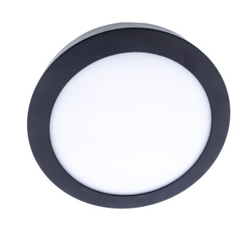 Cristal Record-Gelys Φωτιστικό Οροφής LED 30W IP54 4000K 1380Lm Στρογγυλό, Ανθρακί Γκρι