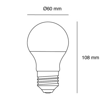 Smart LED Bulb A60 9W CCT Dimmable