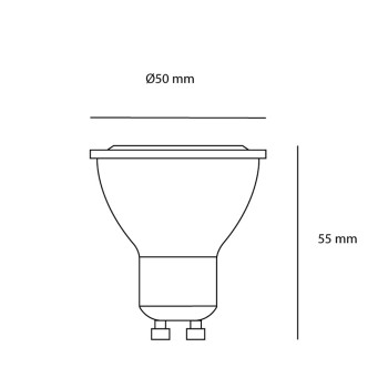 Smart LED Bulb GU10 5W CCT Dimmable