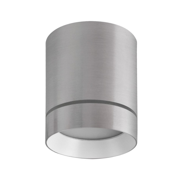 Cristal Record-Ice Φωτιστικό Οροφής LED Εντοιχιζόμενο 9W 4000K, Nickel 
