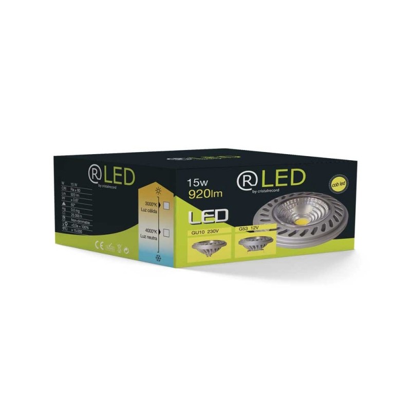 LED Bulb GU5.3 QR111 COB 15W 920Lm 4200K
