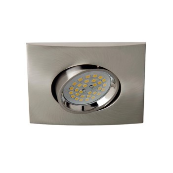Cristal Record-Terra Χωνευτό Φωτιστικό GU5.3, Nickel