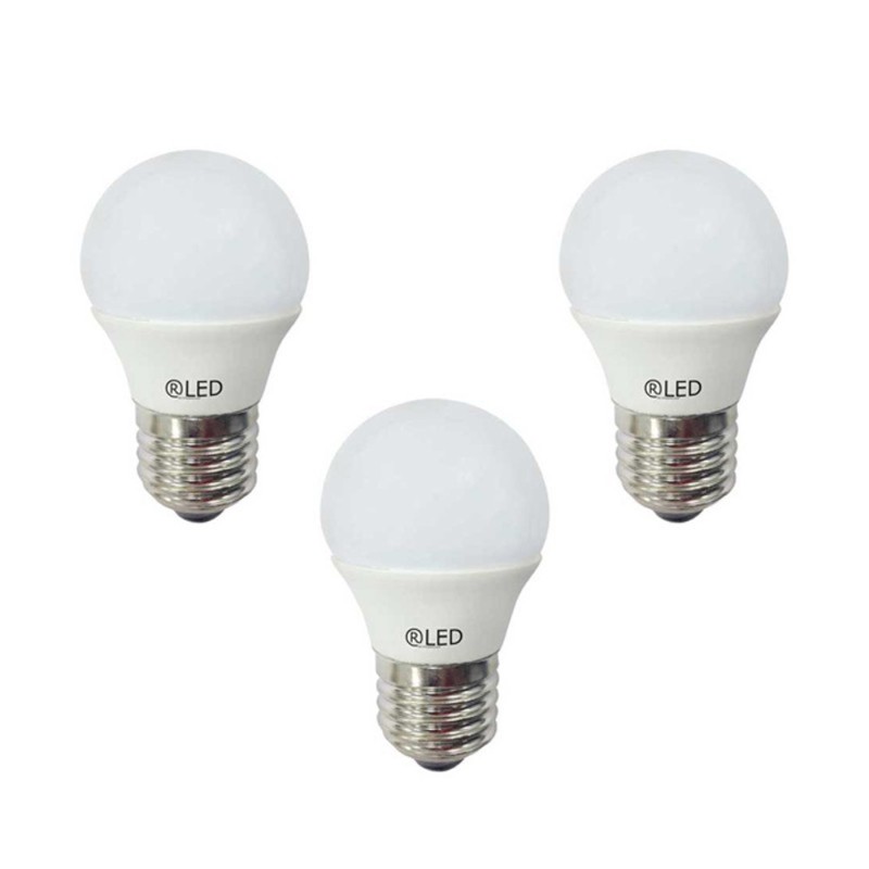 LED Bulbs Pack of 3 E14 5W 3000K 520Lm