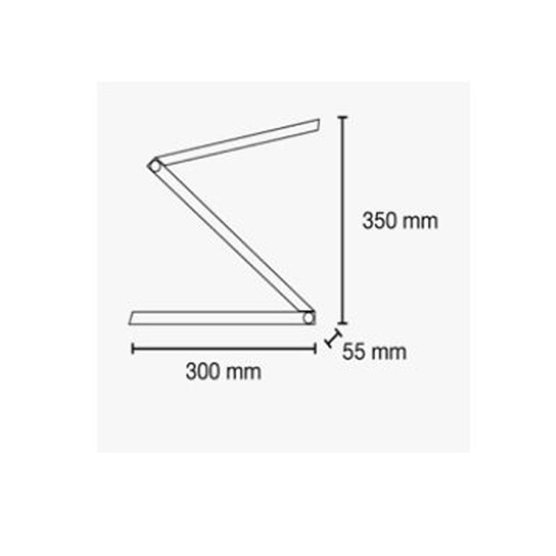 Marte LED Desk Lamp White 2.5W