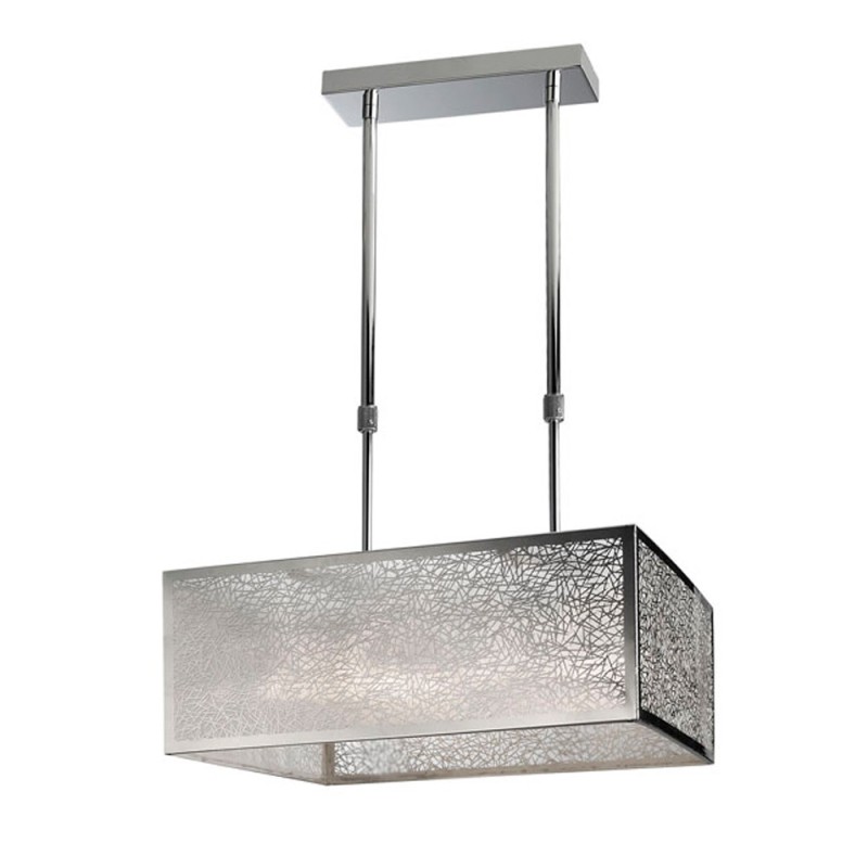 Japan 4-Light Pendant Lamp Square