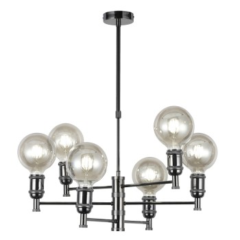 Miyako 6-Light Pendant Light Graphite