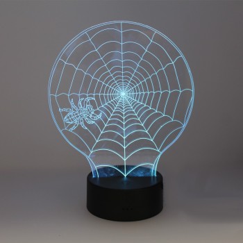 Spider 3D Halloween Table Lamp