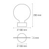 Spider 3D Halloween Table Lamp