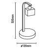 Ona Silver Table Lamp