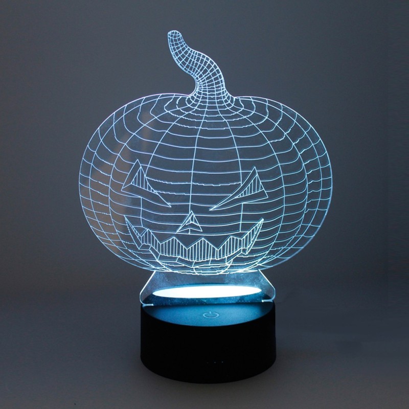 Pumpkin 3D Halloween Table Lamp