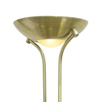 Cristal Record-Lampa Φωτιστικό δαπέδου LED 18W+5W 3000K, Antique Brass