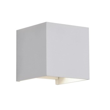 Cristal Record-Open Φωτιστικό Εξωτερικού Χώρου Επιτοίχιο LED IP54 2x5W 3000K, Λευκό