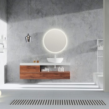 Mirrors & More - Φωτιζόμενος Καθρέφτης LUNA 60x60cm LED 18W