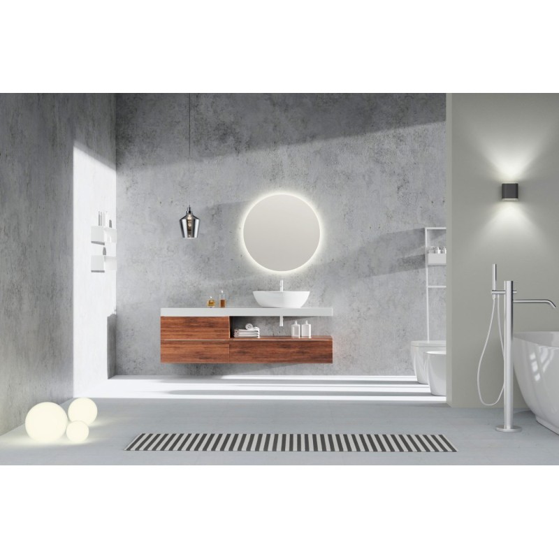Mirrors & More - Φωτιζόμενος Καθρέφτης LUNA 60x60cm LED 18W