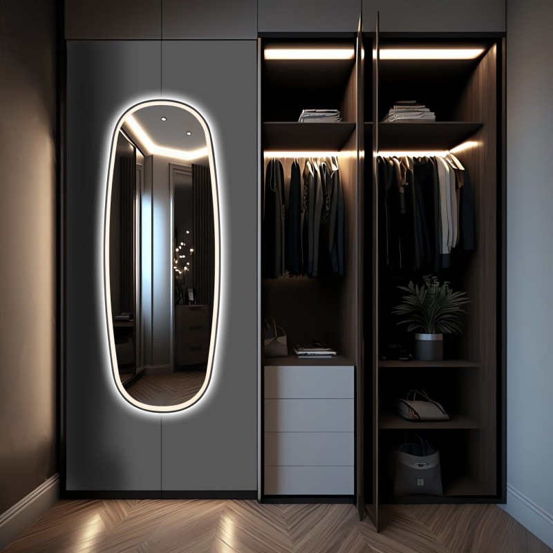 Mirrors & More - Φωτιζόμενος Καθρέφτης DIANA 60x160cm LED 27W