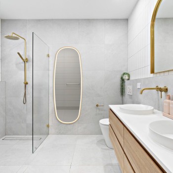 Mirrors & More - Φωτιζόμενος Καθρέφτης DIANA 60x160cm Χρυσός LED 27W